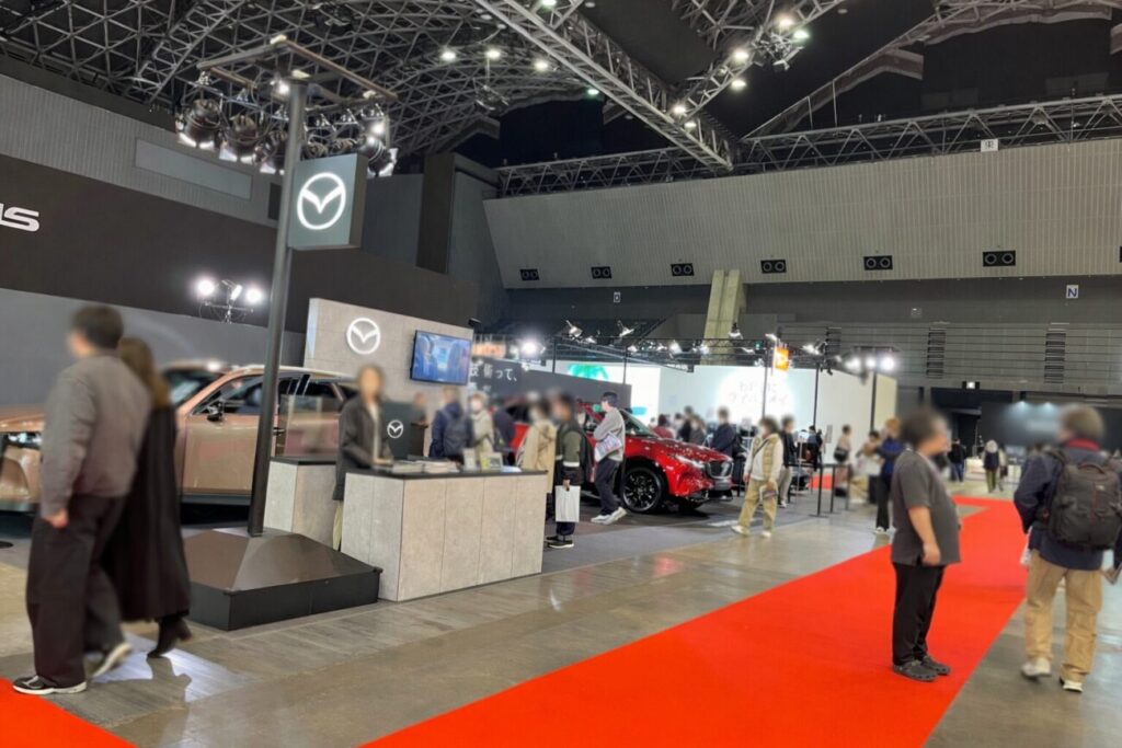 モビリティーショー福岡の会場内の様子