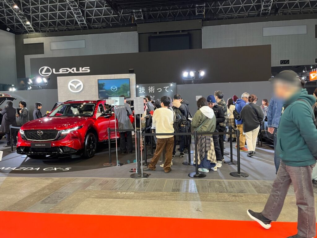 マツダブースの様子