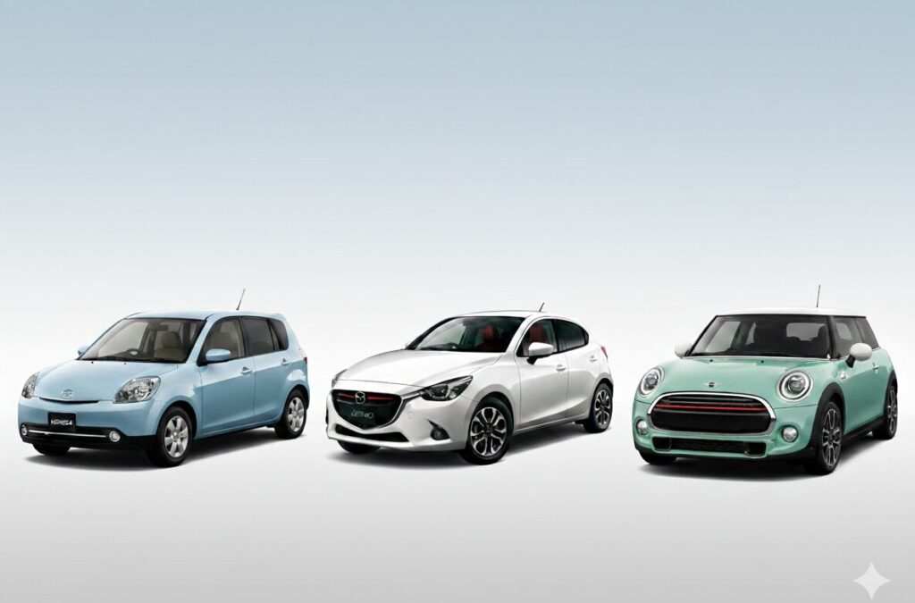 マツダ・ベリーサとデミオ・MINIの立ち位置比較