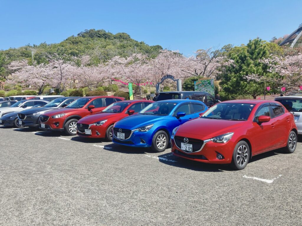 マツダ車の集まり