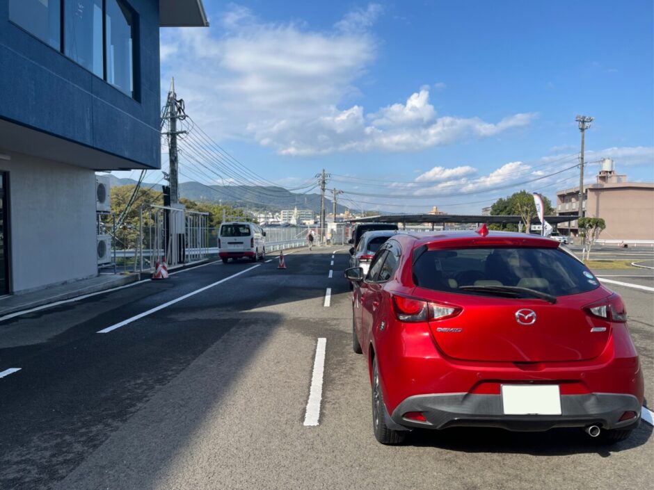 JAFドライバーズセミナーに参加したマツダ・デミオ