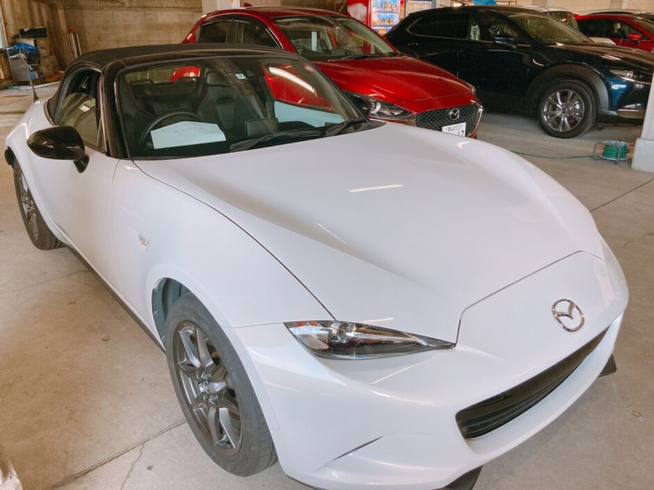 納車直前のNDロードスター